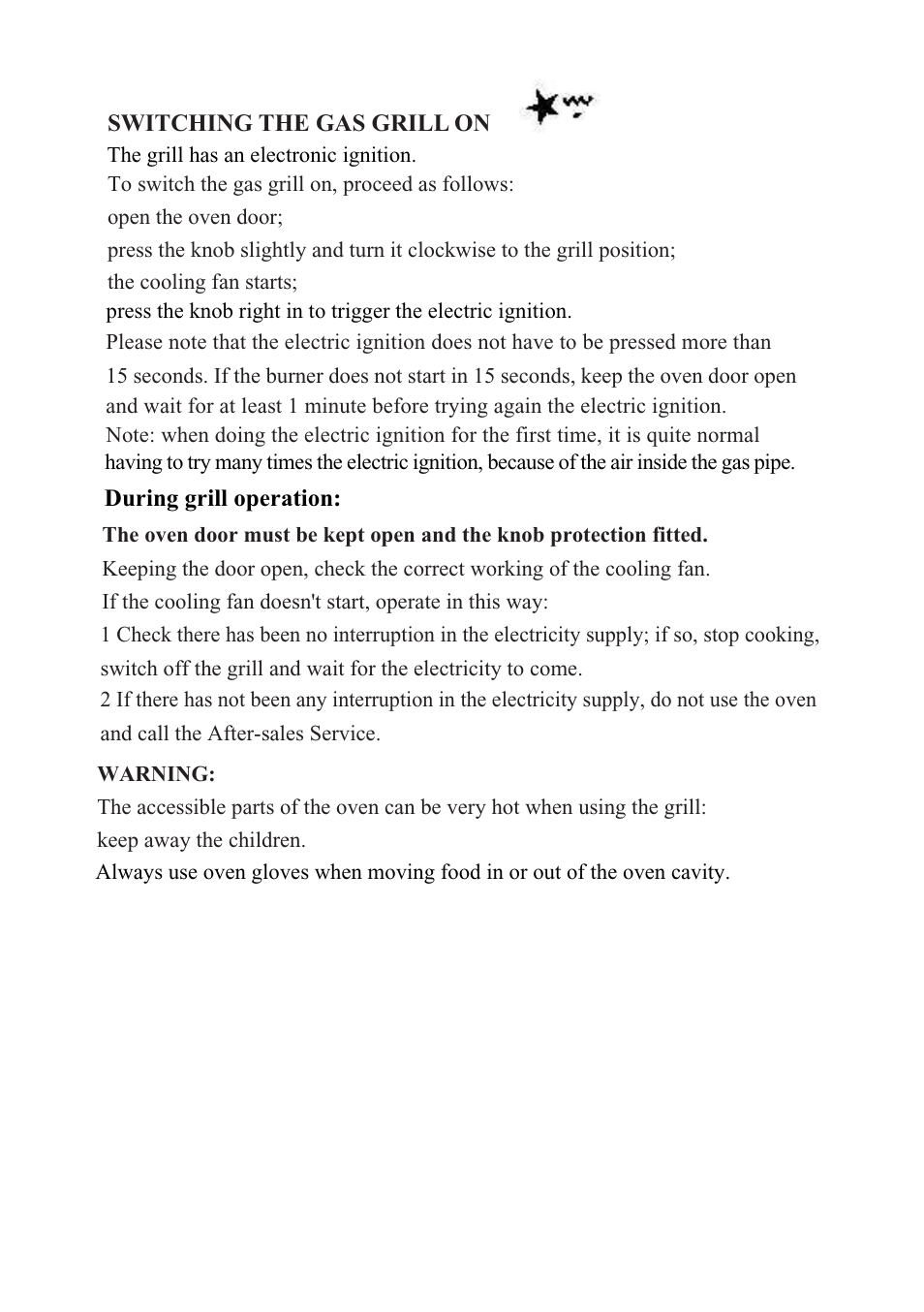 Candy OVG 505__2 X User Manual | Page 18 / 28