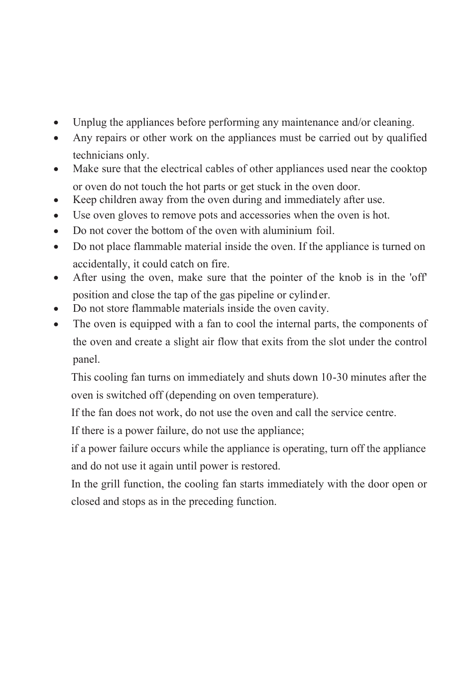 Candy OVG 505__2 X User Manual | Page 6 / 28