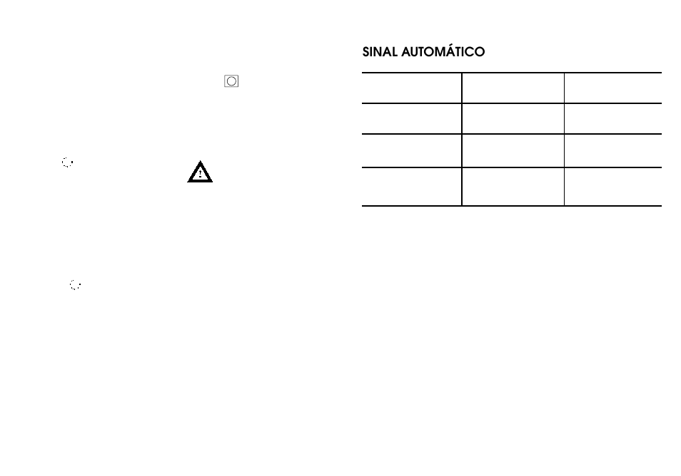 Sinal automático | Candy DFI 105 T User Manual | Page 28 / 33