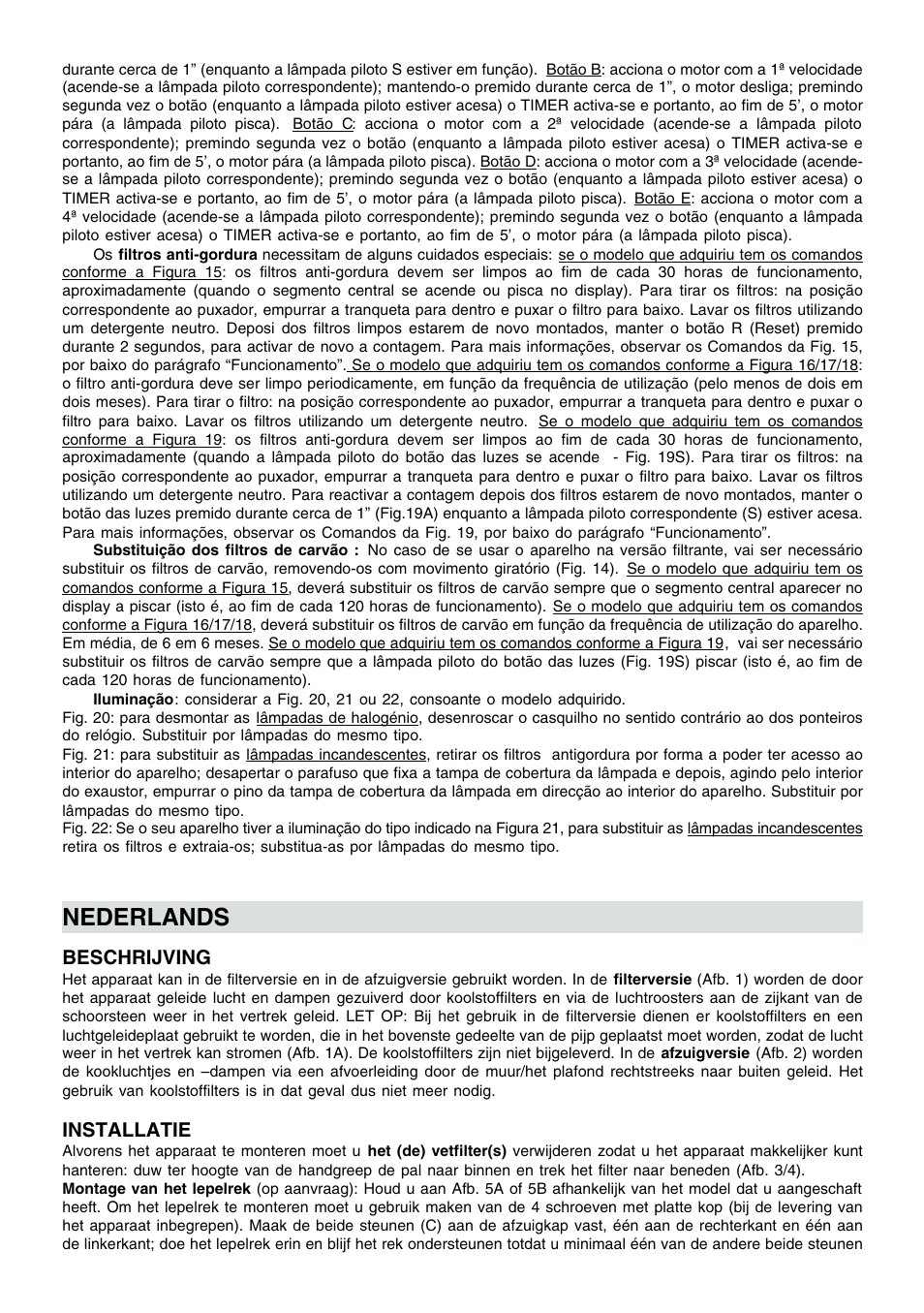 Nederlands | Candy CMD93W User Manual | Page 13 / 20