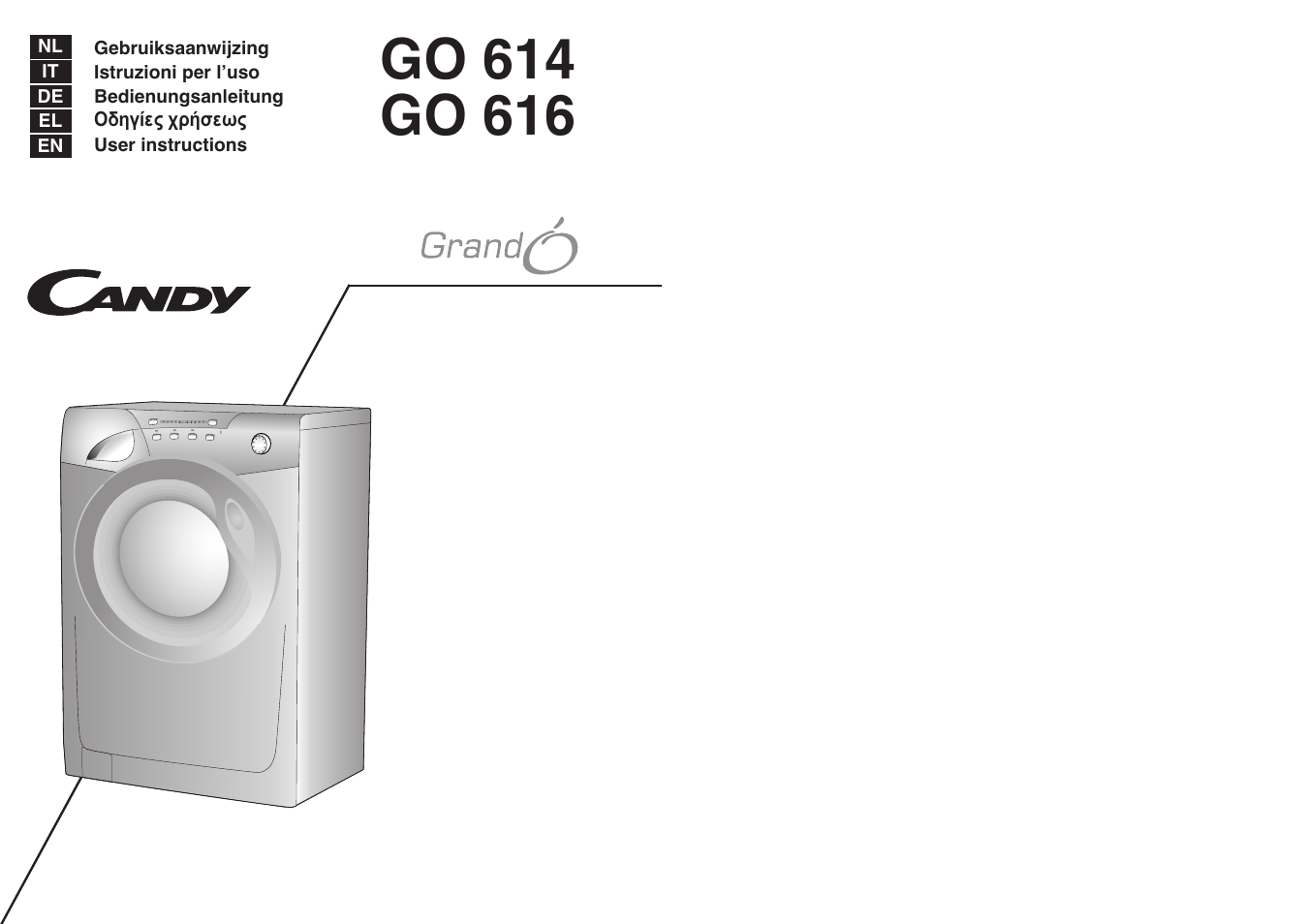 Candy GO616-83S User Manual | 41 pages