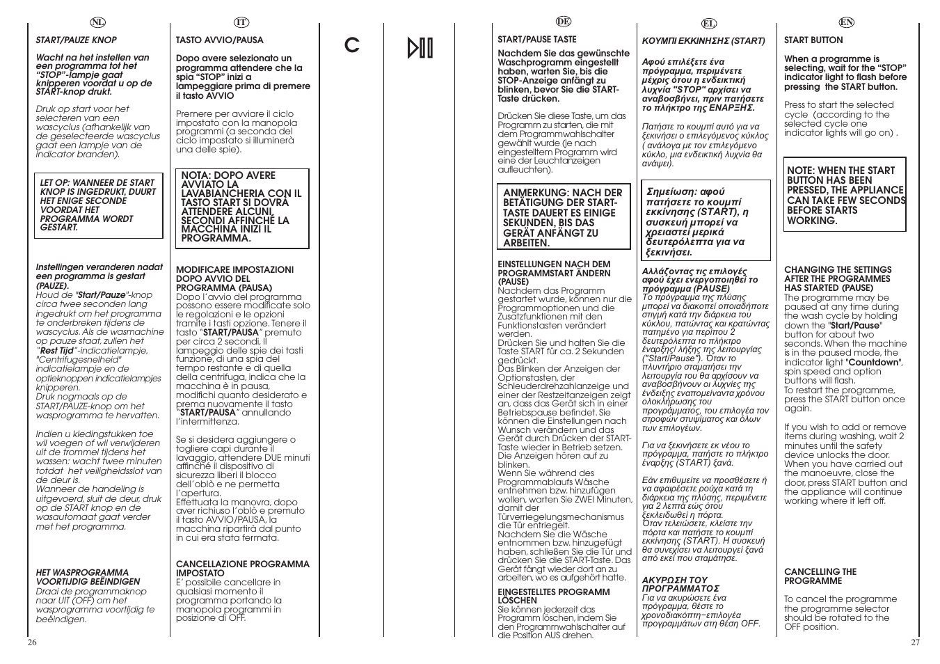 Candy GO616-83S User Manual | Page 14 / 41