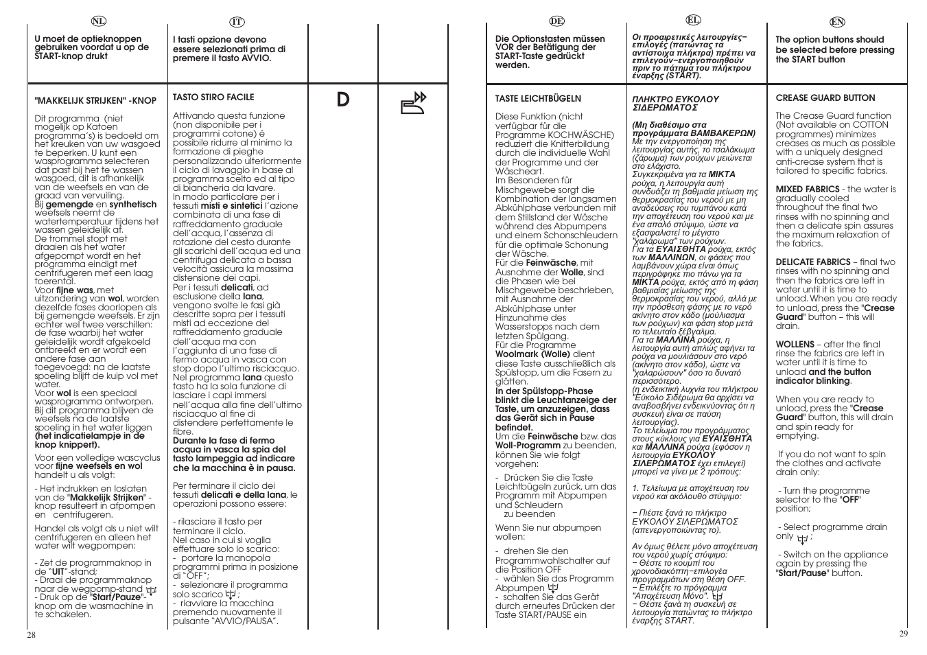 Candy GO616-83S User Manual | Page 15 / 41