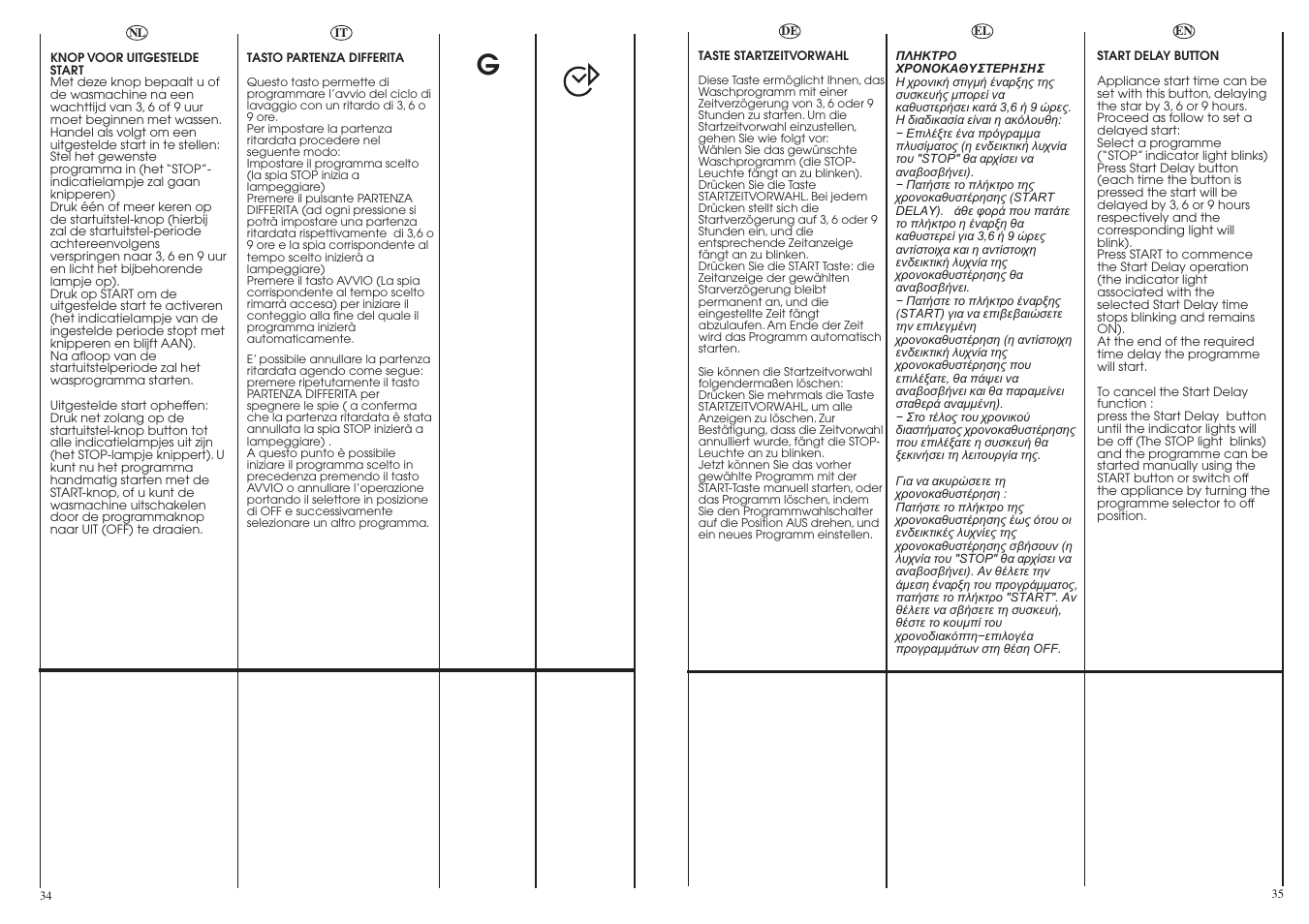 Candy GO616-83S User Manual | Page 18 / 41