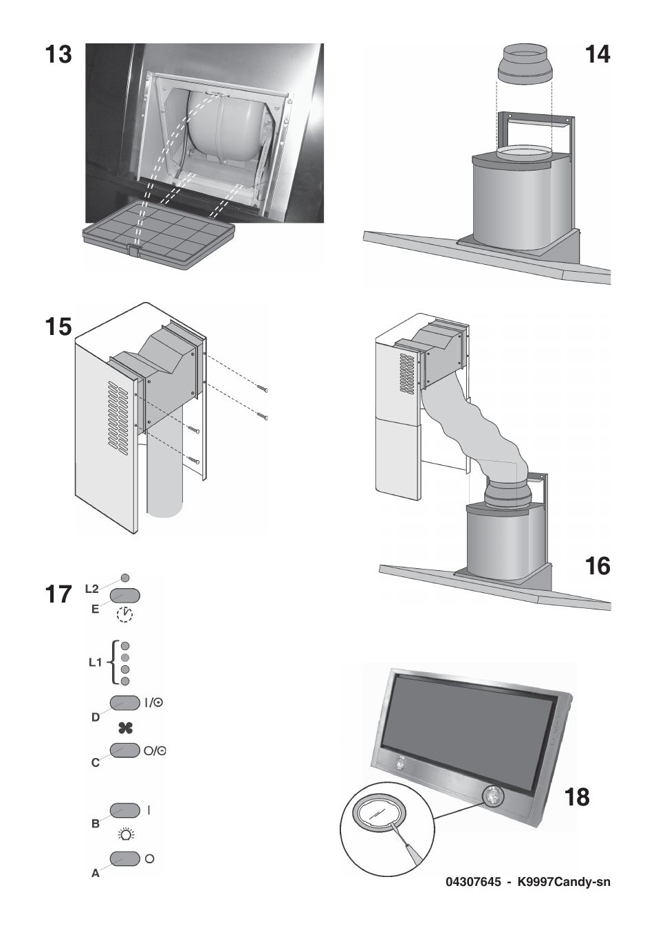 Candy CSDH 9110 ZEN User Manual | Page 16 / 16