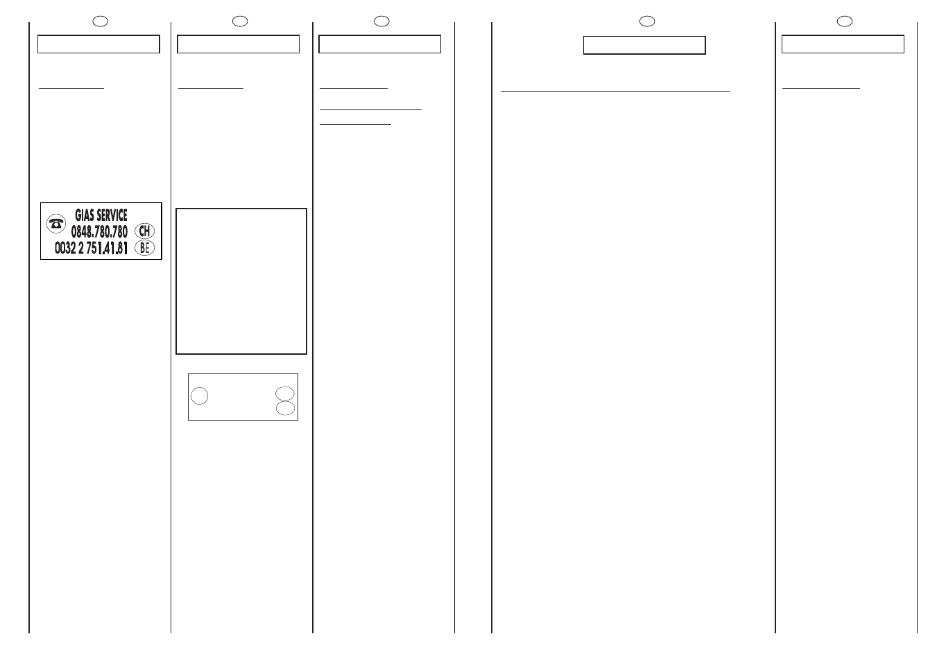 Candy CWB 1308-37S User Manual | Page 5 / 41