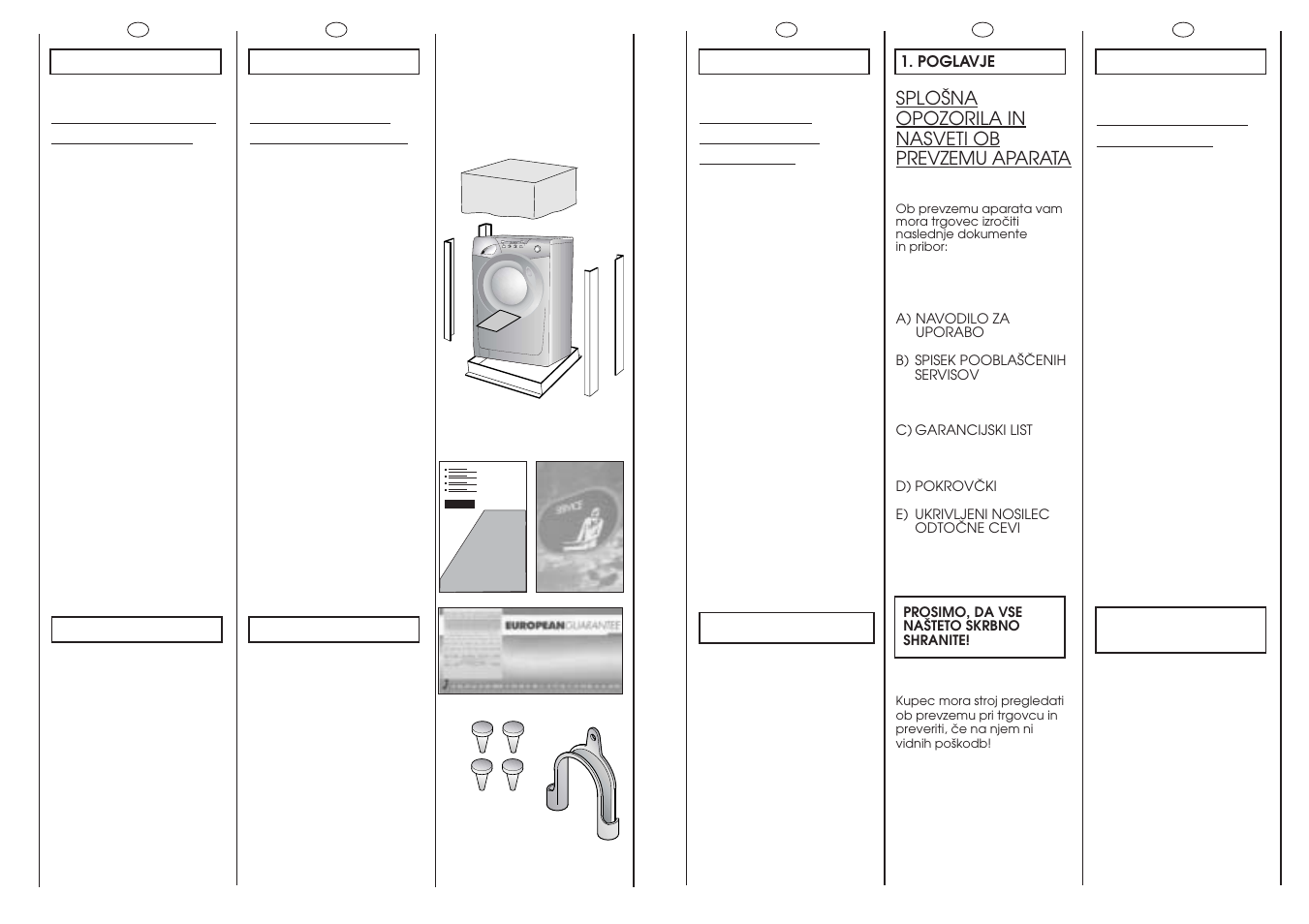 Ea b c d | Candy GO W464-01S User Manual | Page 4 / 49