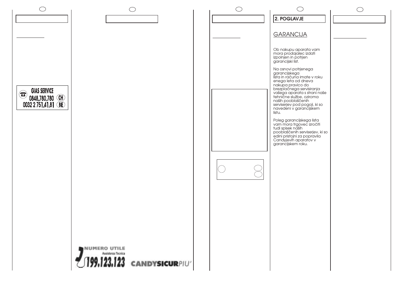 Candy GO W464-01S User Manual | Page 5 / 49