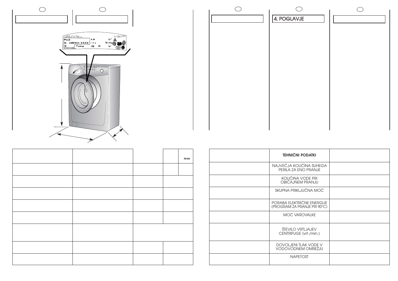 Candy GO W464-01S User Manual | Page 8 / 49