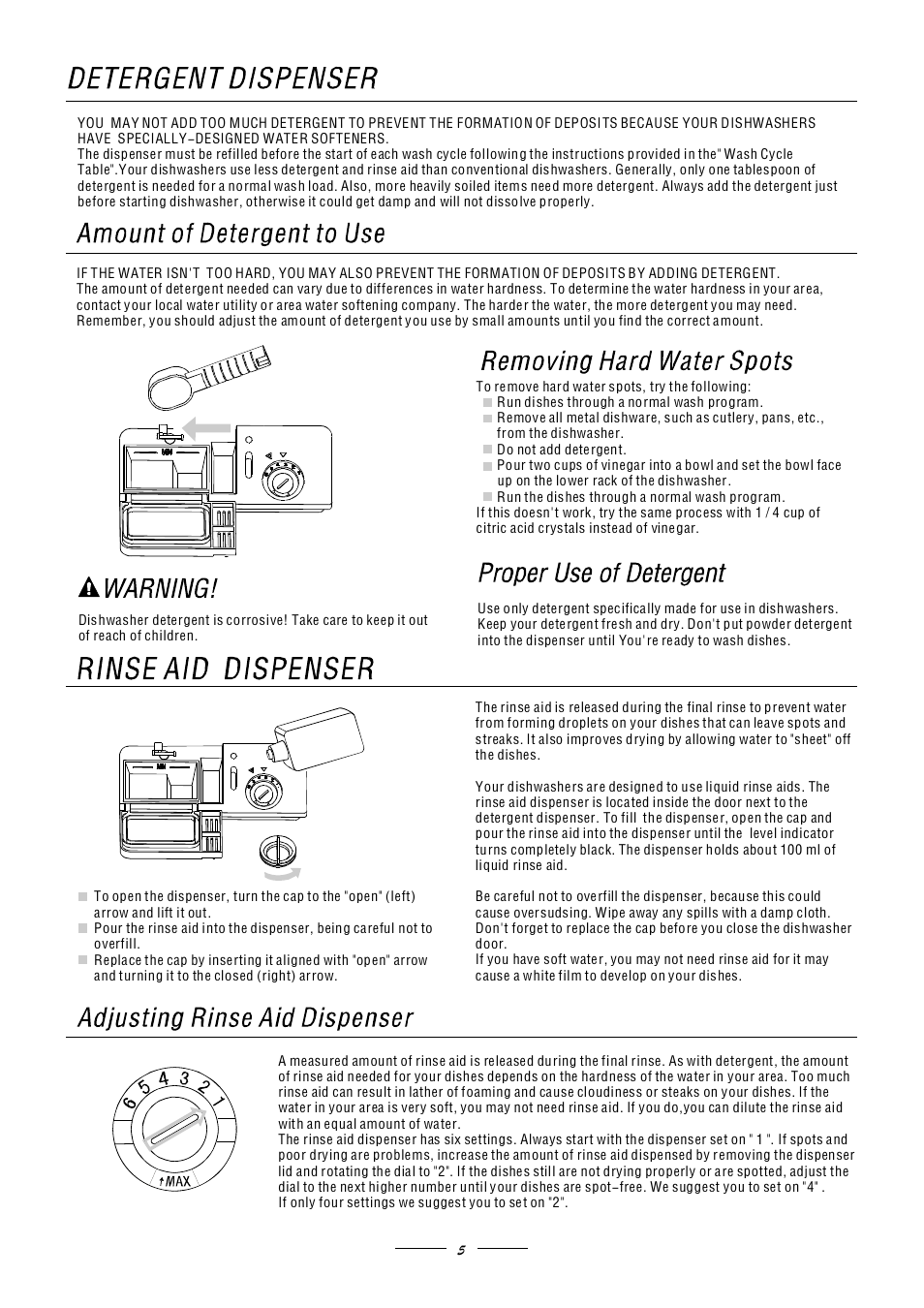 Candy CSF 4590 E User Manual | Page 7 / 15