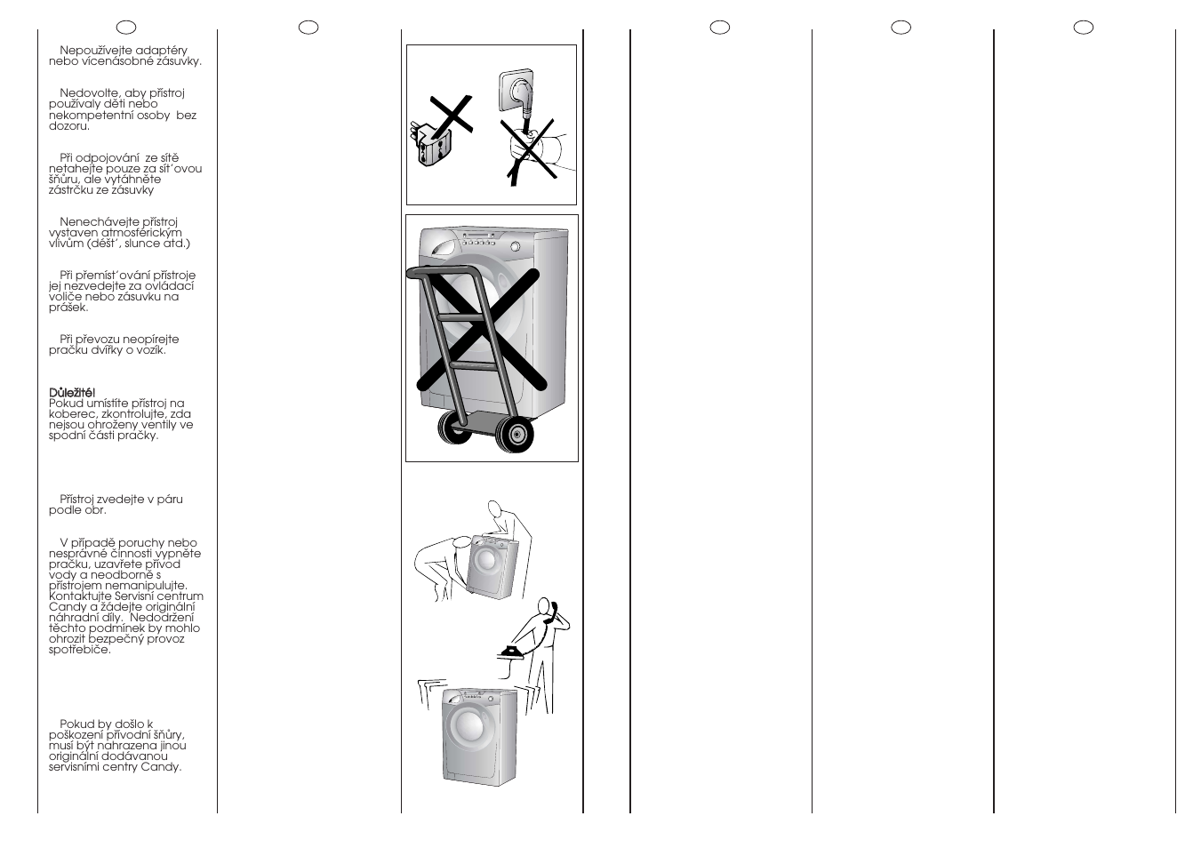 Candy GO 1460D-36S User Manual | Page 7 / 41