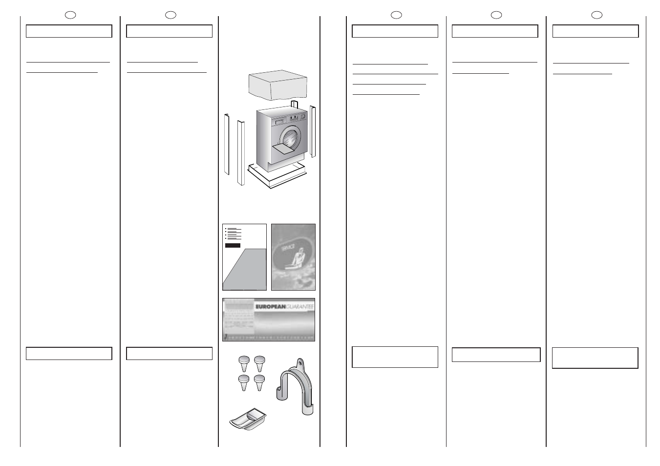 Candy CWB 1006-01S User Manual | Page 4 / 41