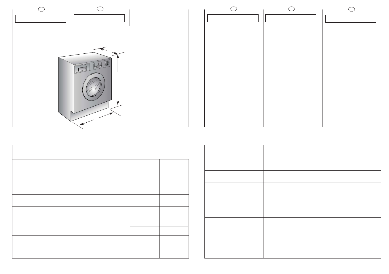 Candy CWB 1006-01S User Manual | Page 8 / 41