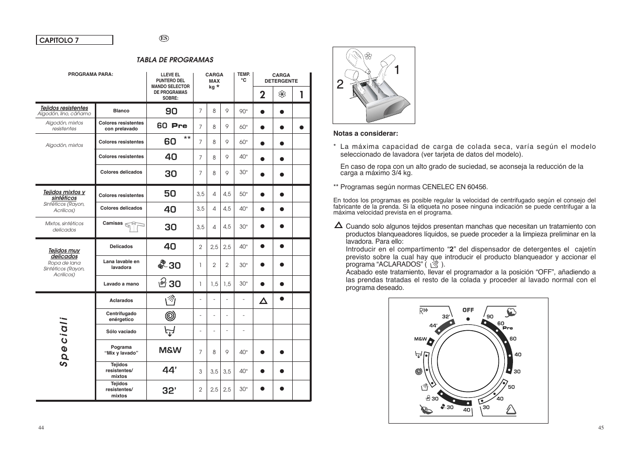 Speciali | Candy GO 1672D__1-89S User Manual | Page 23 / 41