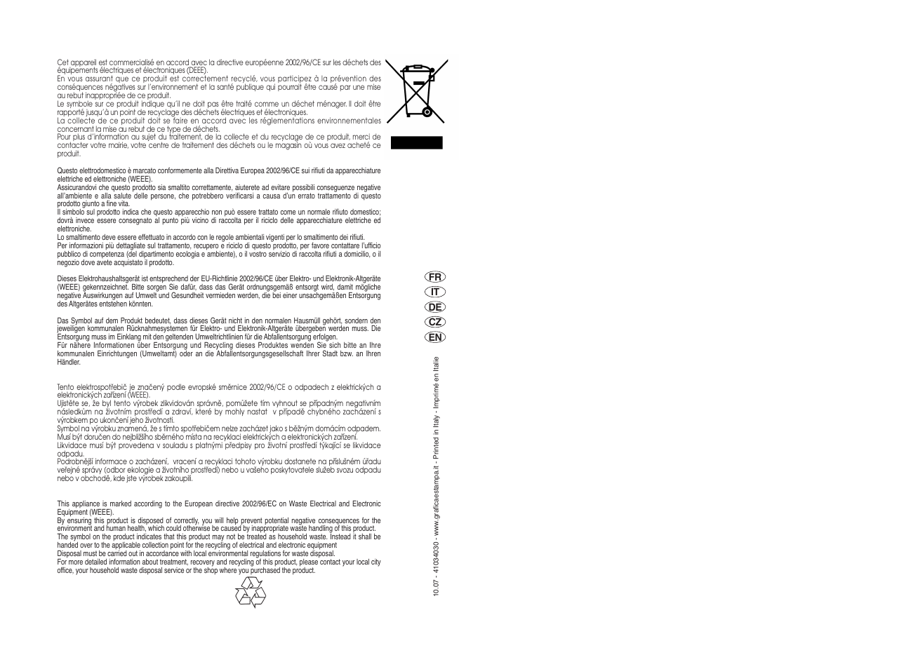 Candy GO F127__2-37S User Manual | Page 41 / 41