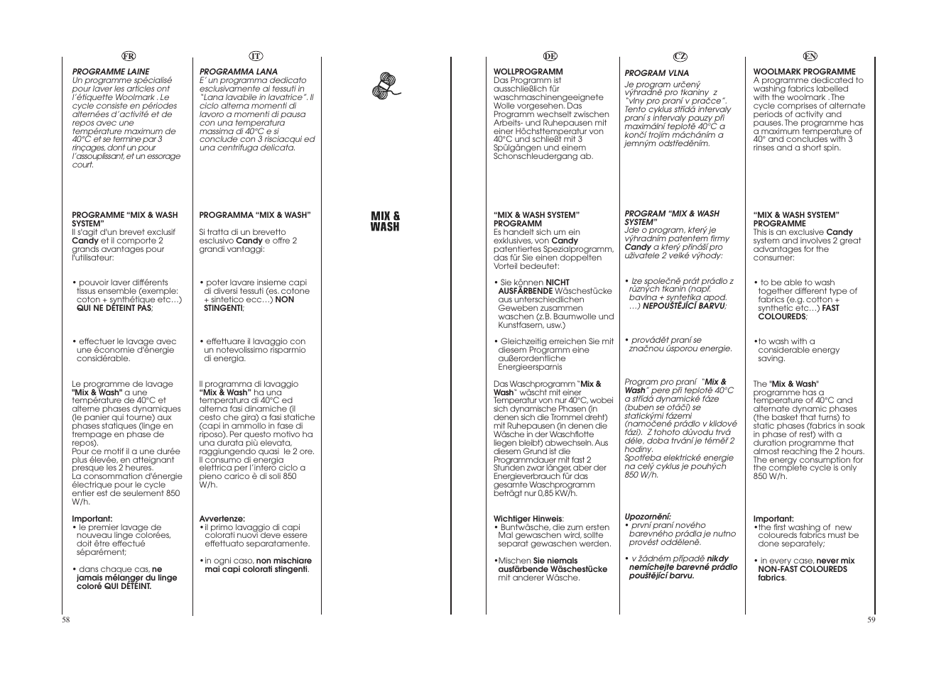 Candy GO 1282DS-18S User Manual | Page 30 / 41