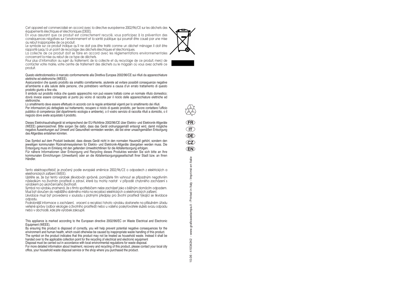 Candy GO 1282DS-18S User Manual | Page 41 / 41
