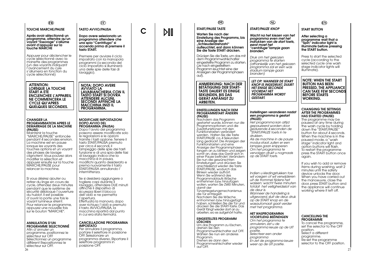 Candy CO 166F__L1-S User Manual | Page 14 / 41