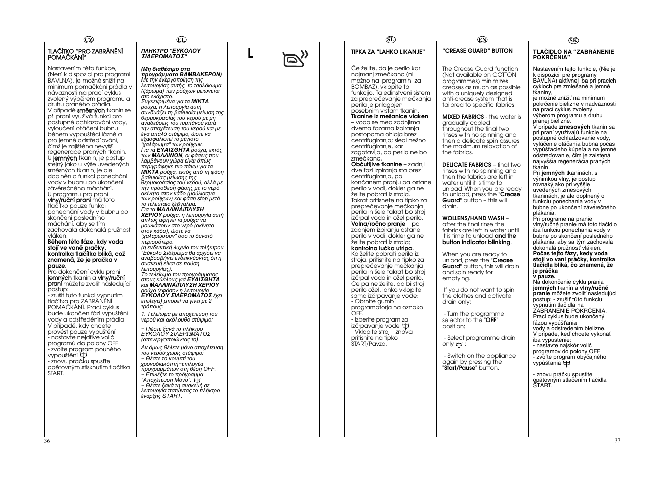 Candy GO4 1064D__L-S User Manual | Page 19 / 41