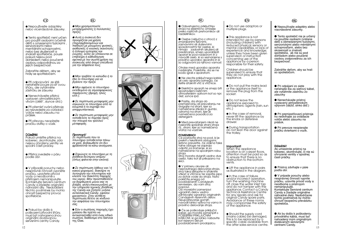 Candy GO4 1064D__L-S User Manual | Page 7 / 41