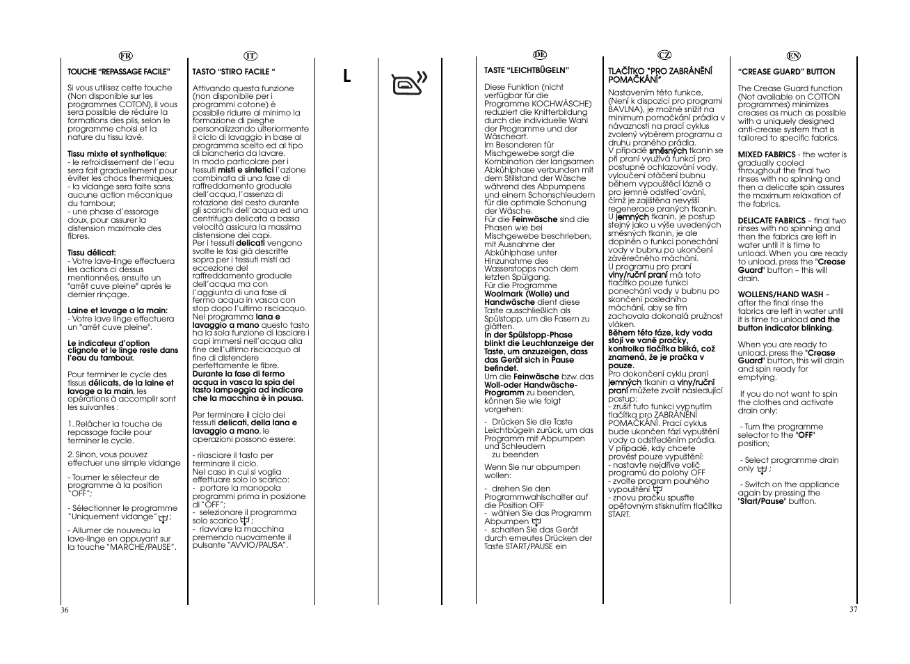 Candy GO4 1272D__L1-S User Manual | Page 19 / 41