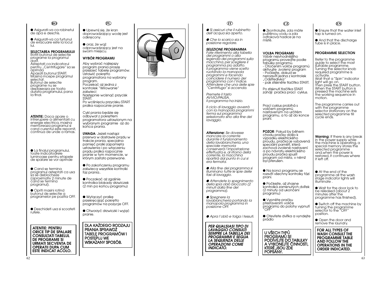 Candy GO4 F106__L1-S User Manual | Page 32 / 41