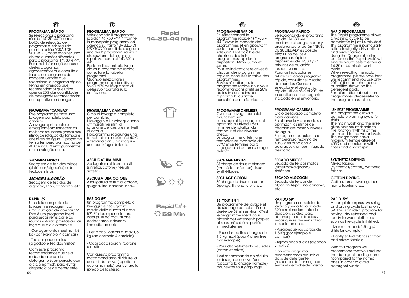 Candy EVOW 4964L-S User Manual | Page 34 / 57