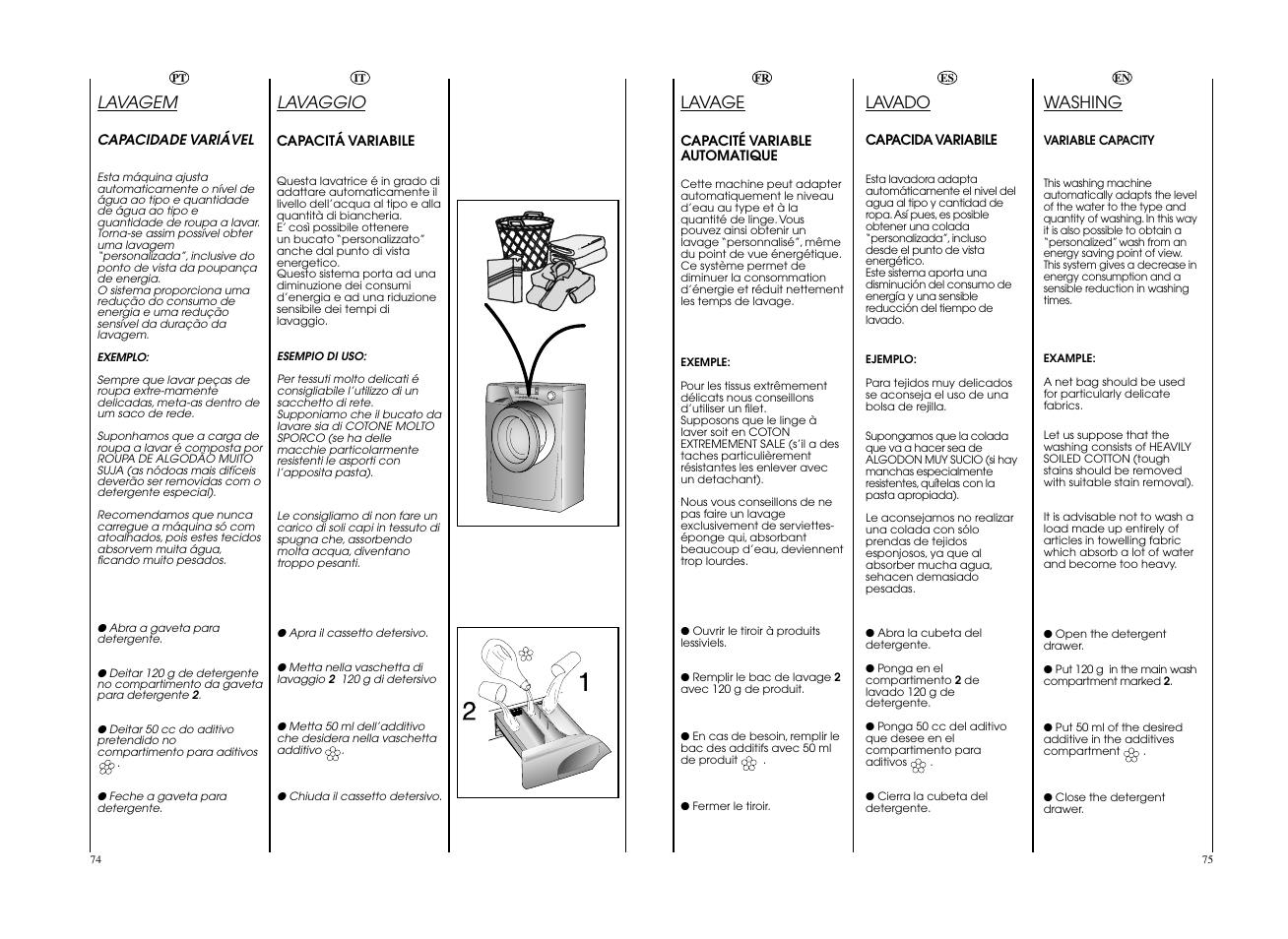 Candy EVOW 4964L-S User Manual | Page 38 / 57