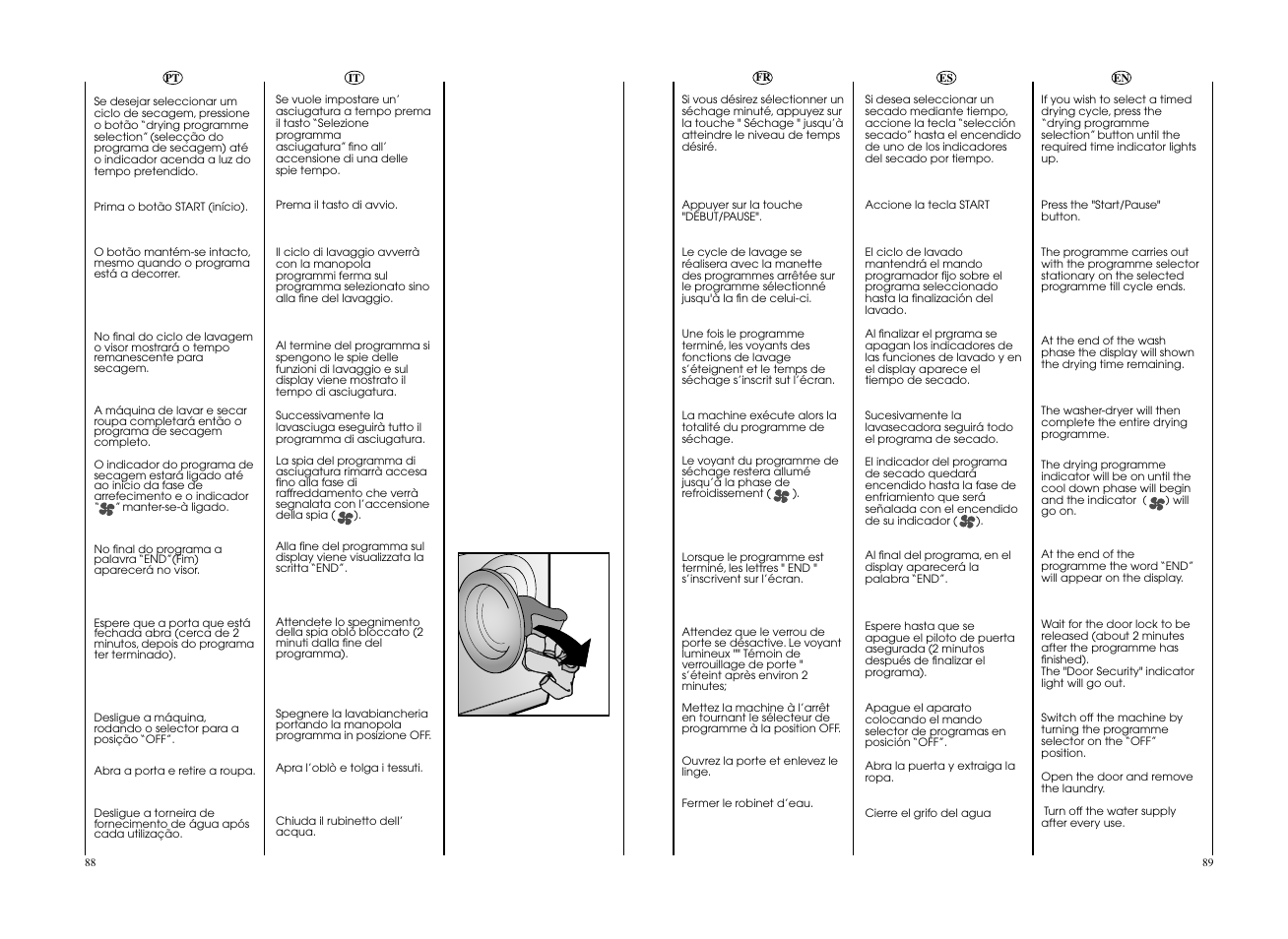 Candy EVOW 4964L-S User Manual | Page 45 / 57