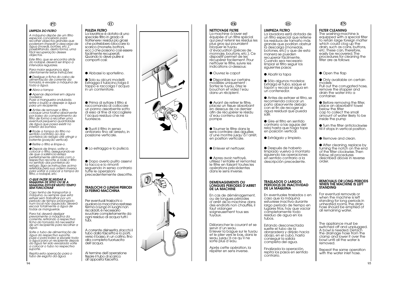 Candy EVOW 4964L-S User Manual | Page 48 / 57