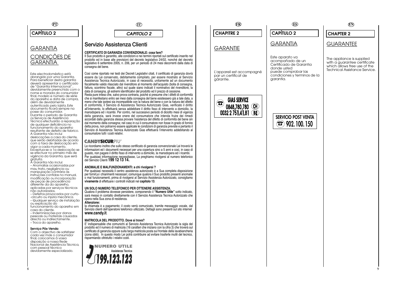 Candy EVOW 4964L-S User Manual | Page 5 / 57