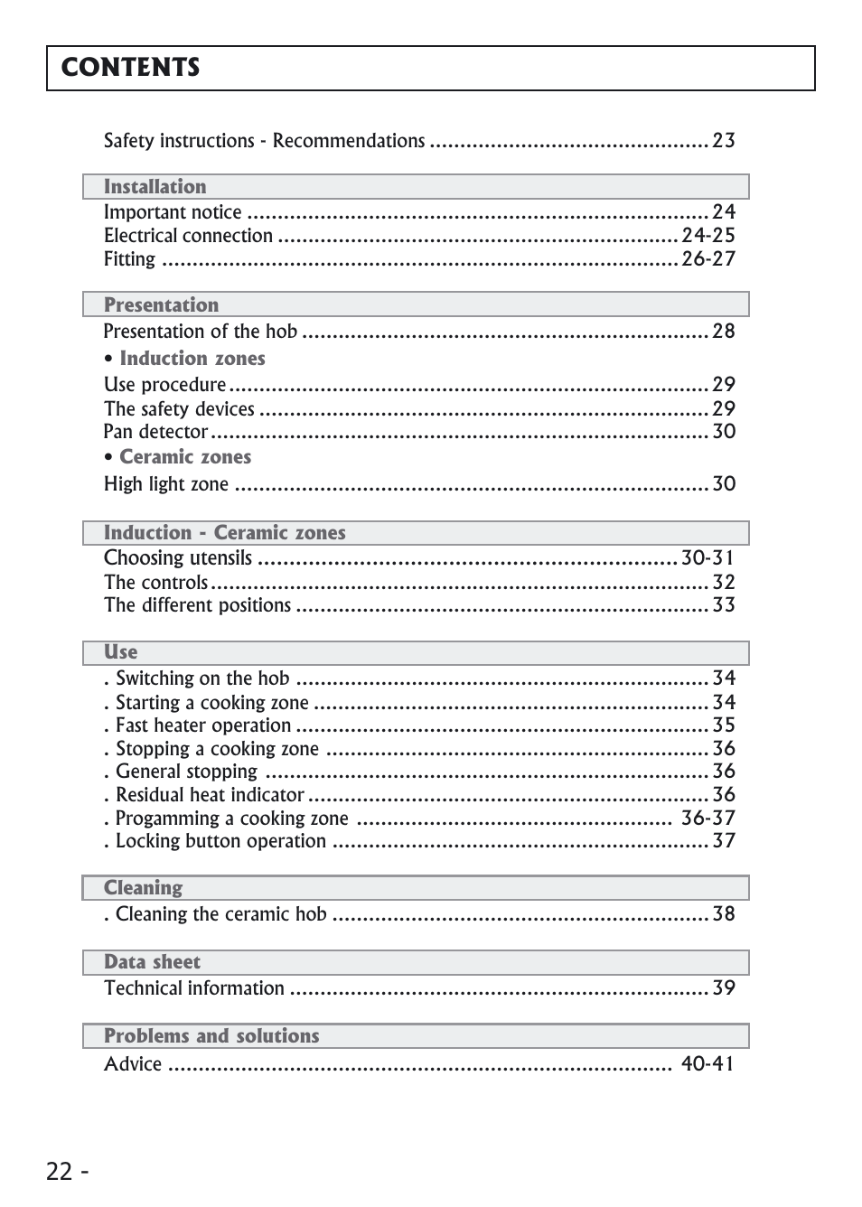 Candy PVI 4100 User Manual | Page 22 / 64