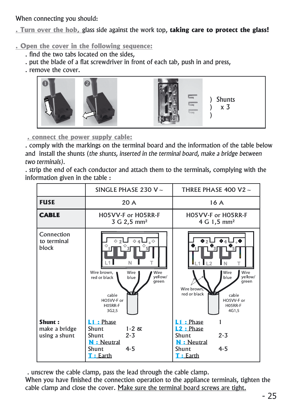 Candy PVI 4100 User Manual | Page 25 / 64