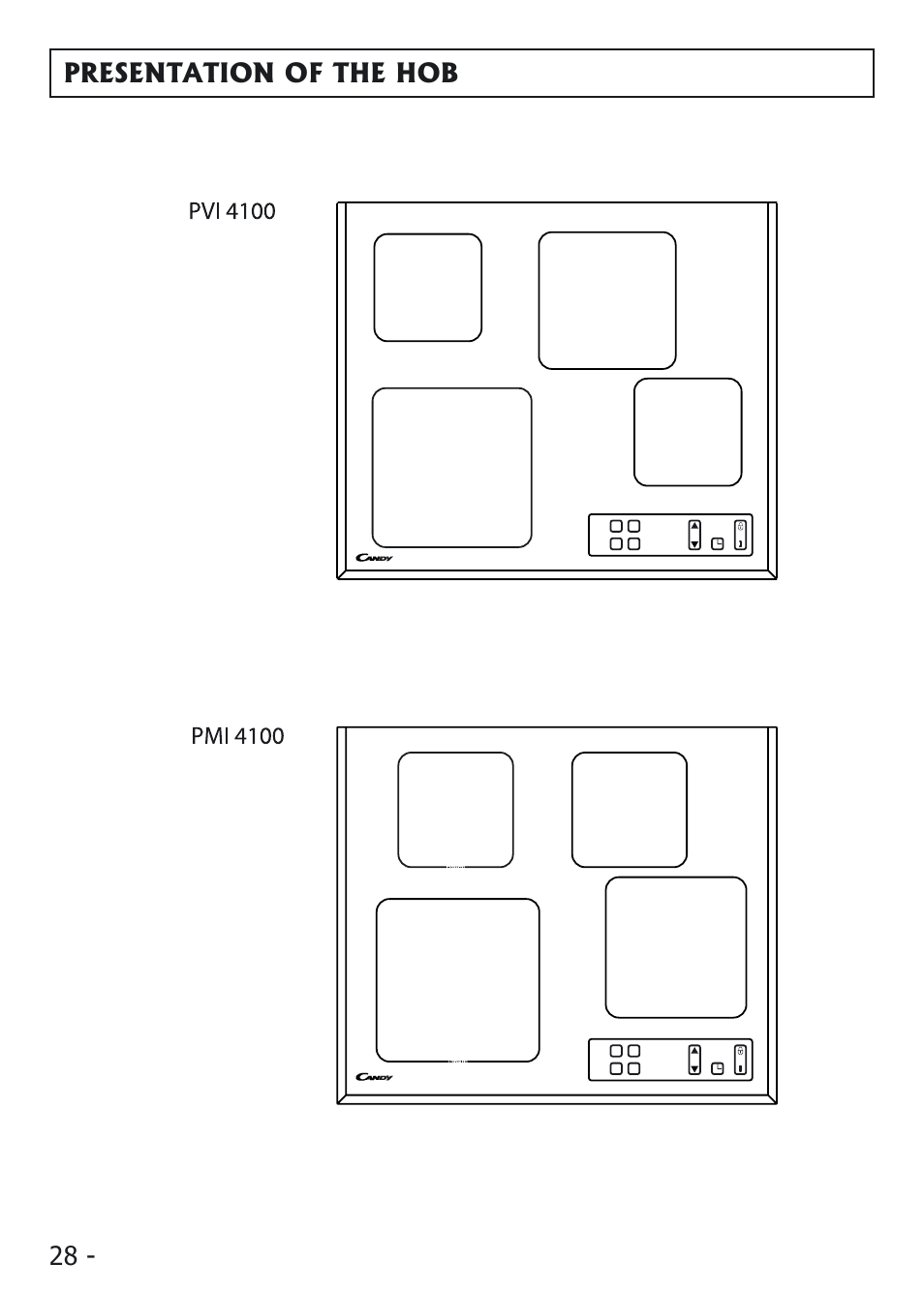 Candy PVI 4100 User Manual | Page 28 / 64