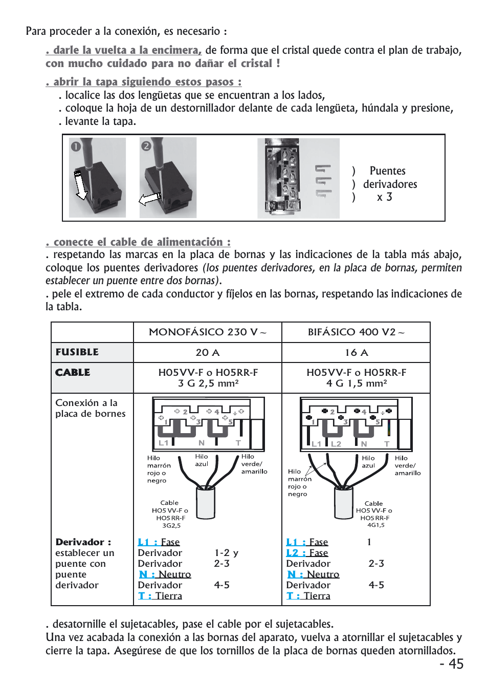 Candy PVI 4100 User Manual | Page 45 / 64