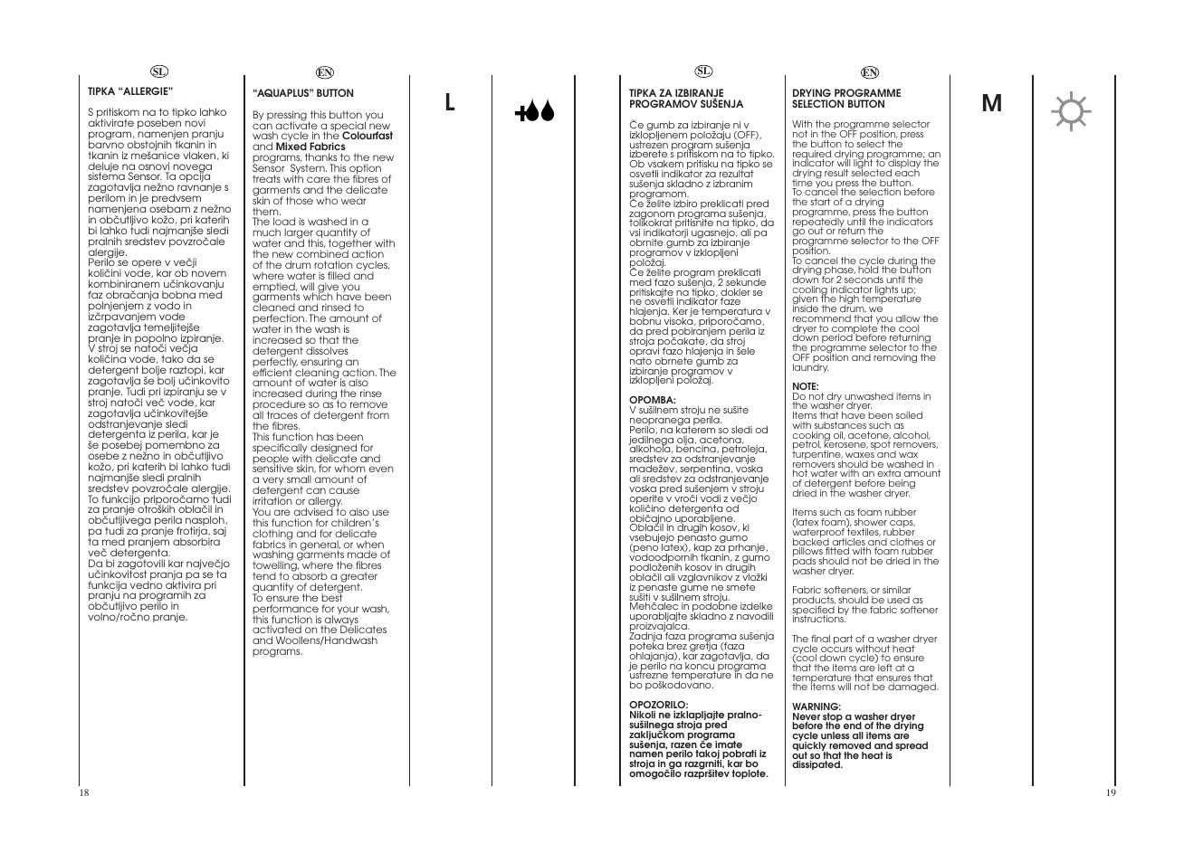 Candy GO W164-10S User Manual | Page 10 / 25