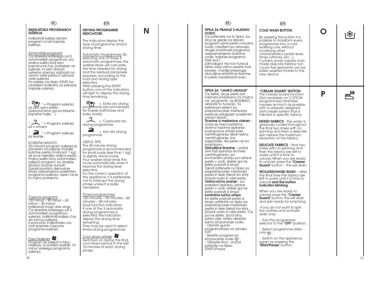 Candy GO W164-10S User Manual | Page 11 / 25