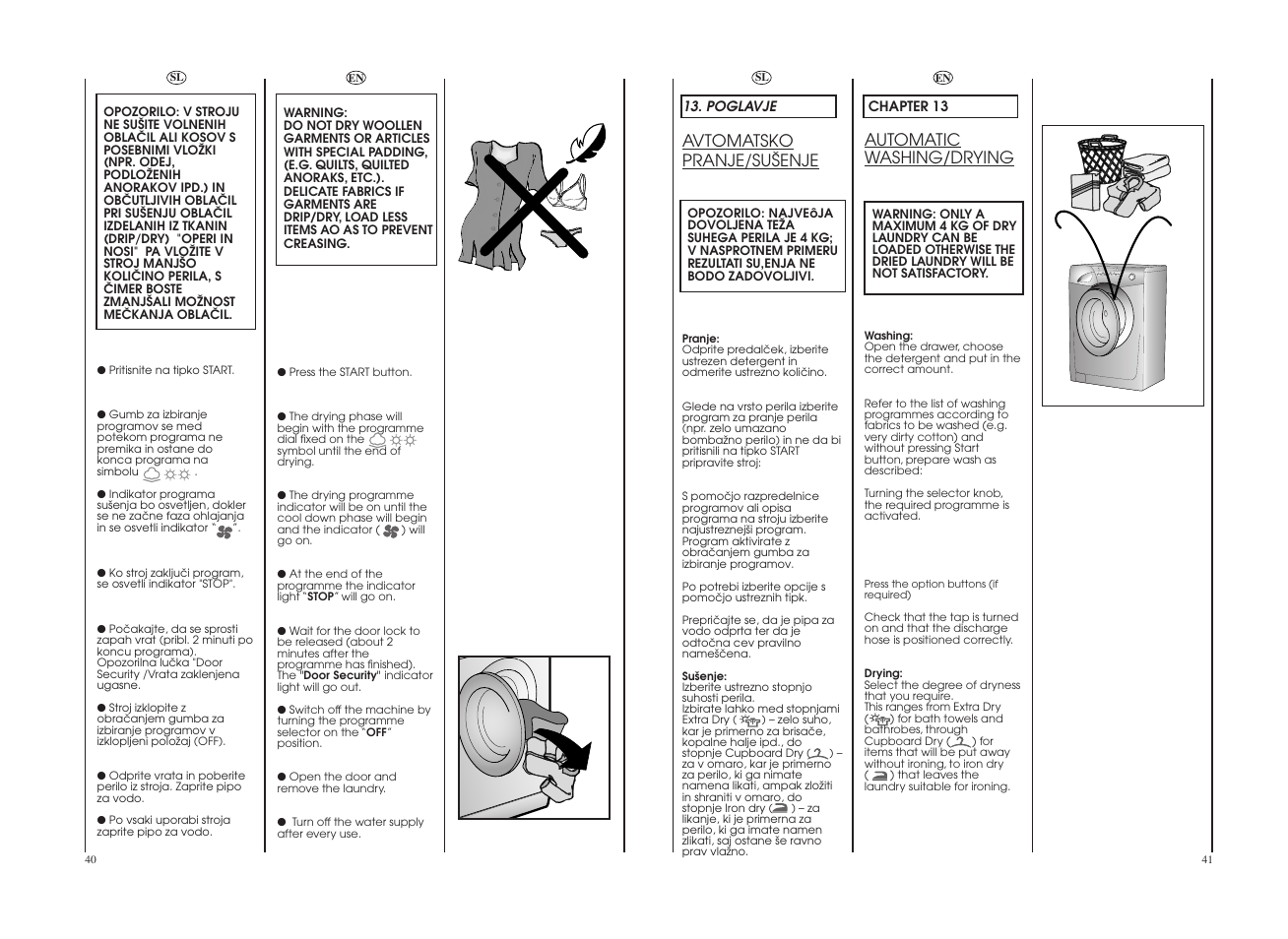 Candy GO W164-10S User Manual | Page 21 / 25