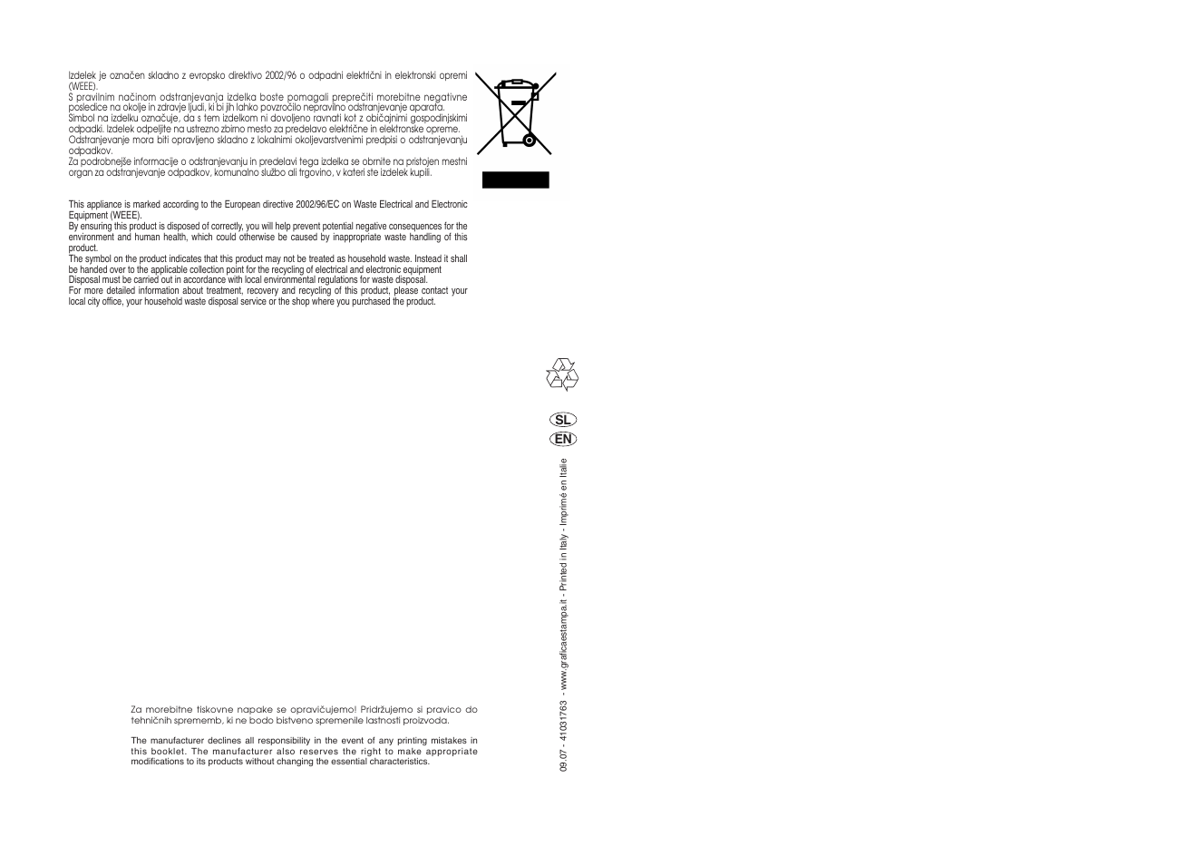 Candy GO W164-10S User Manual | Page 25 / 25