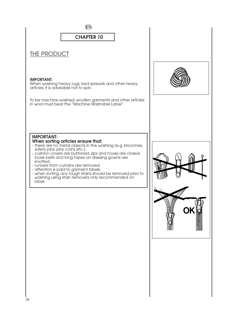 The product | Candy GO W485D-UK User Manual | Page 26 / 40