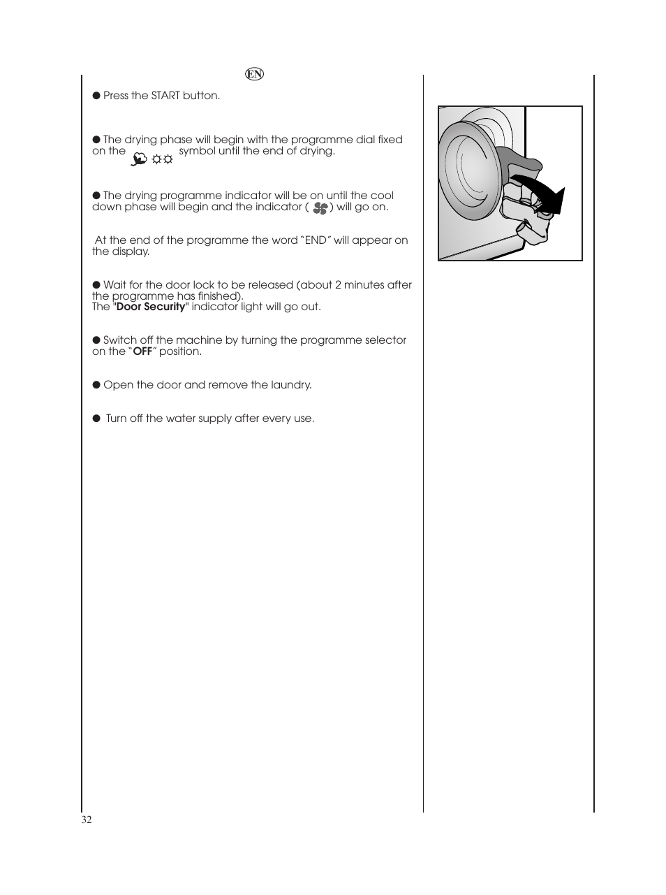 Candy GO W485D-UK User Manual | Page 32 / 40