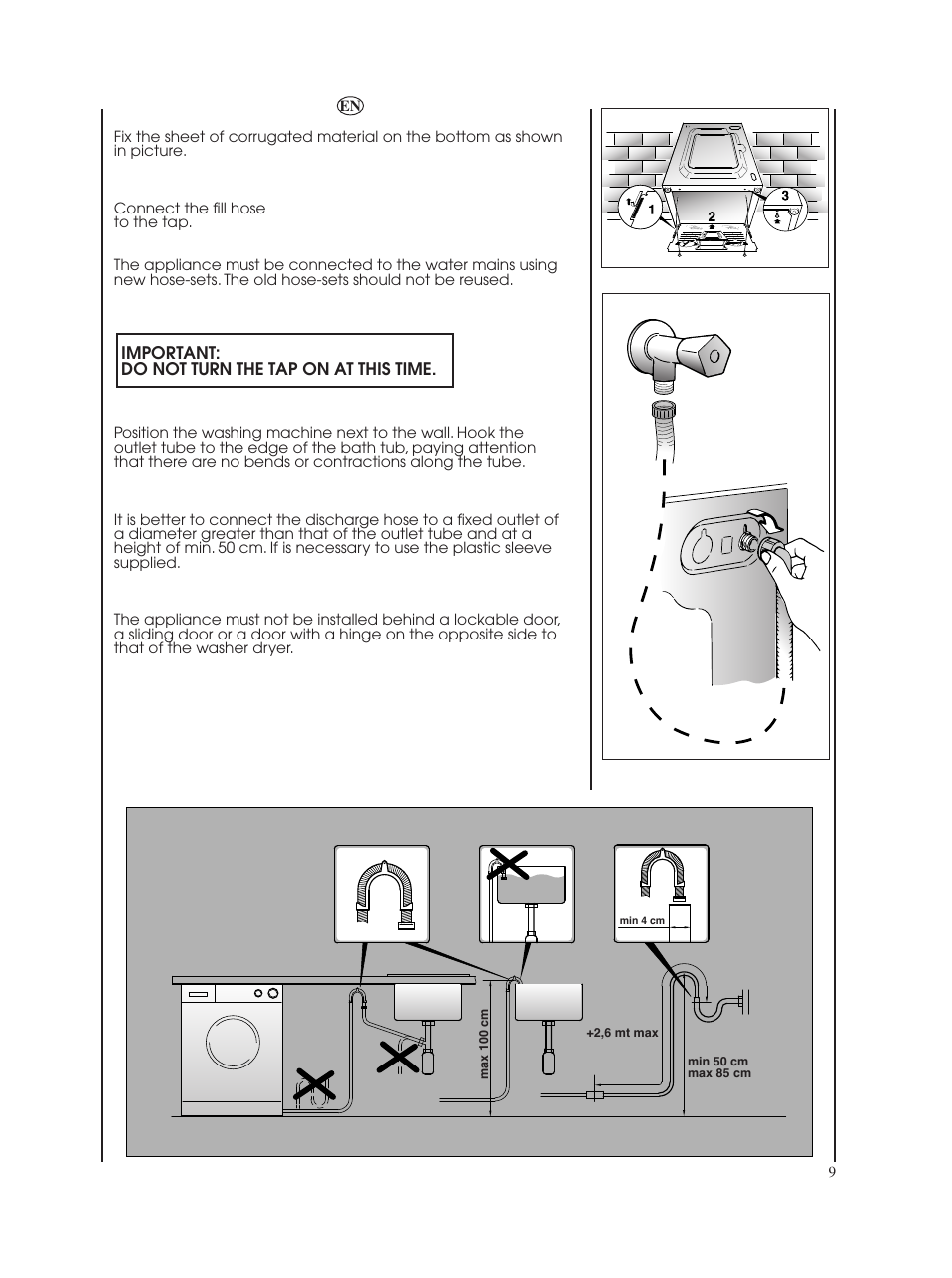 Candy GO W485D-UK User Manual | Page 9 / 40