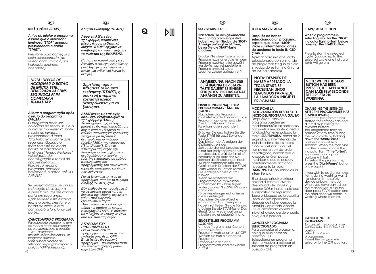 Candy GO W1458-37S User Manual | Page 22 / 49