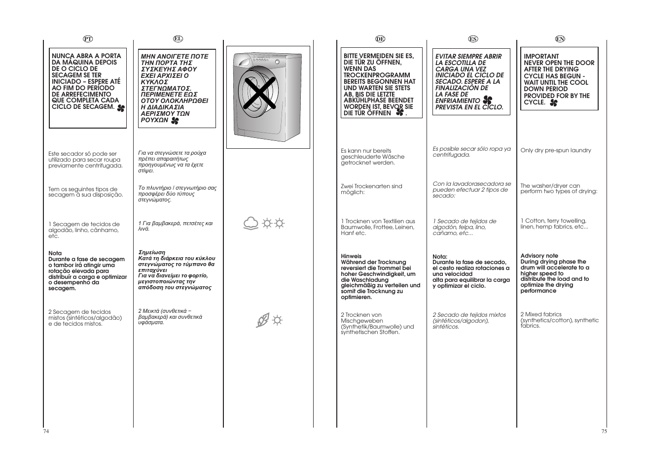 Candy GO W1458-37S User Manual | Page 38 / 49