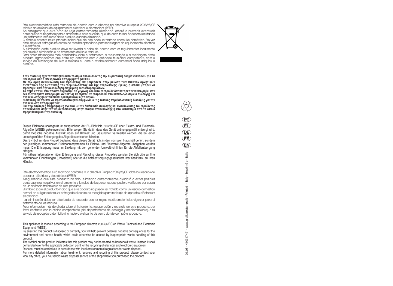 Candy GO W1458-37S User Manual | Page 49 / 49