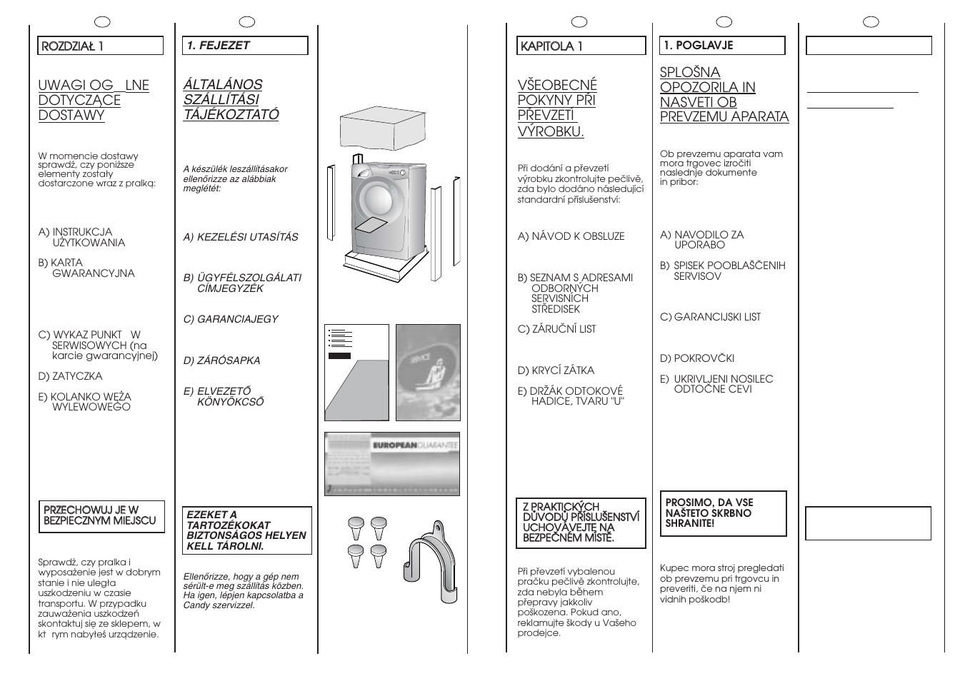 Ea b c d | Candy GO4 126DF__1-16S User Manual | Page 4 / 41