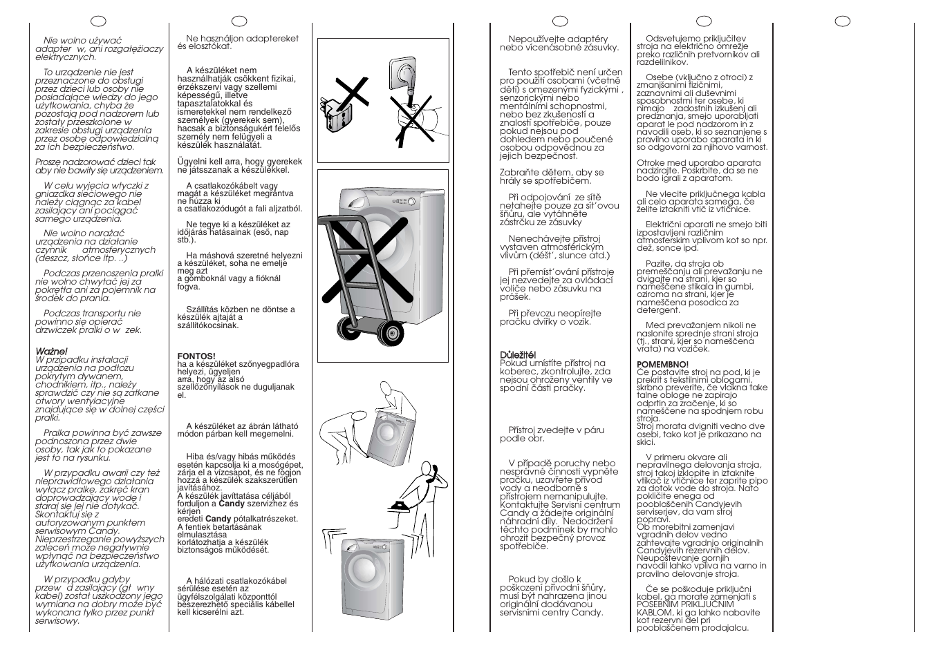 Candy GO4 126DF__1-16S User Manual | Page 7 / 41