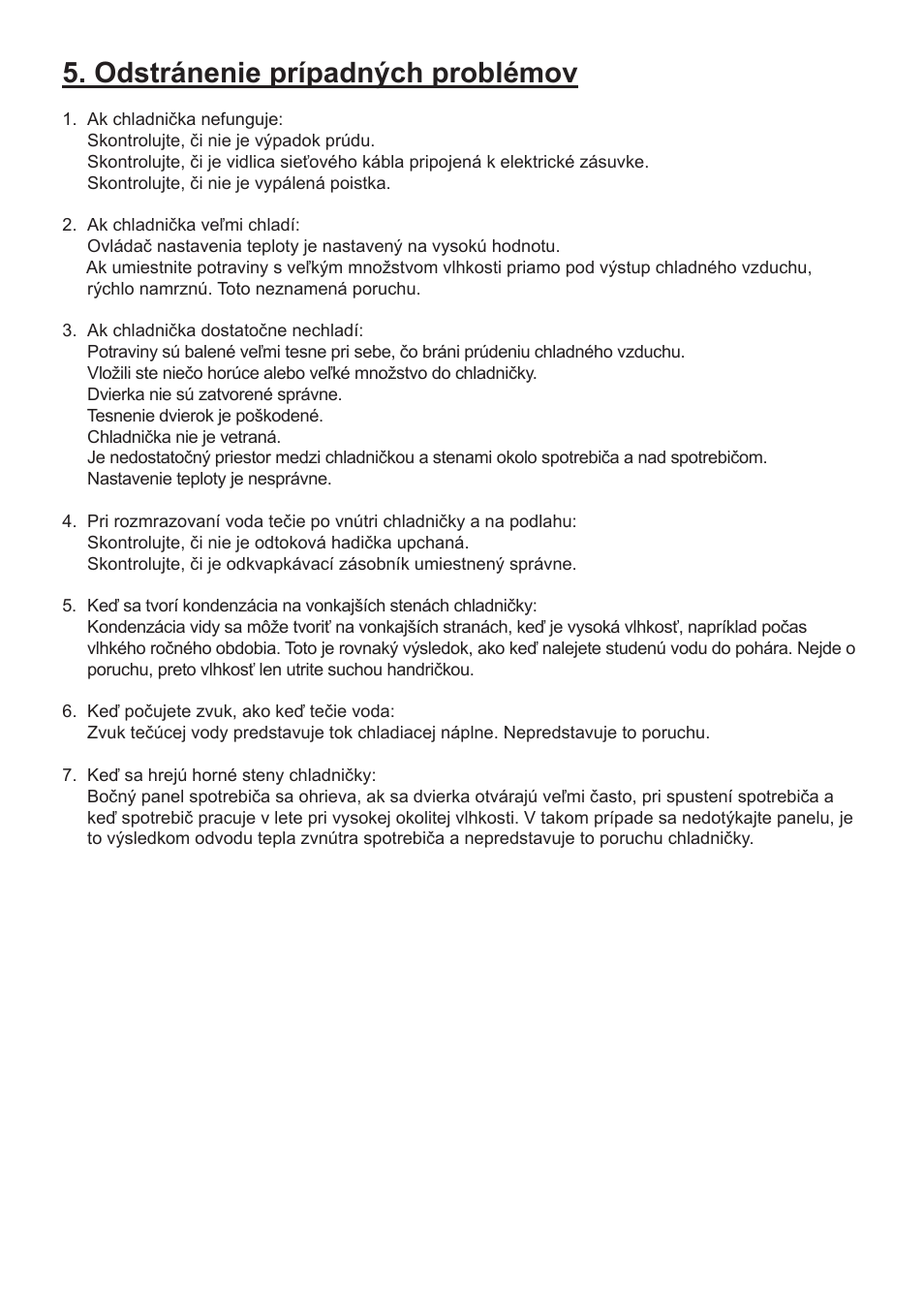 Odstránenie prípadných problémov | Candy CFO 2460 E User Manual | Page 140 / 151