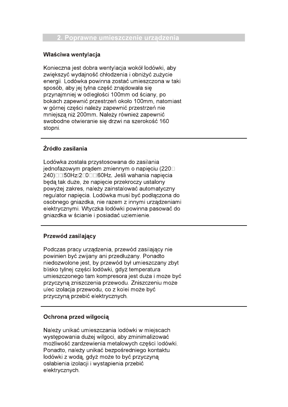 Candy CFO 2460 E User Manual | Page 60 / 151