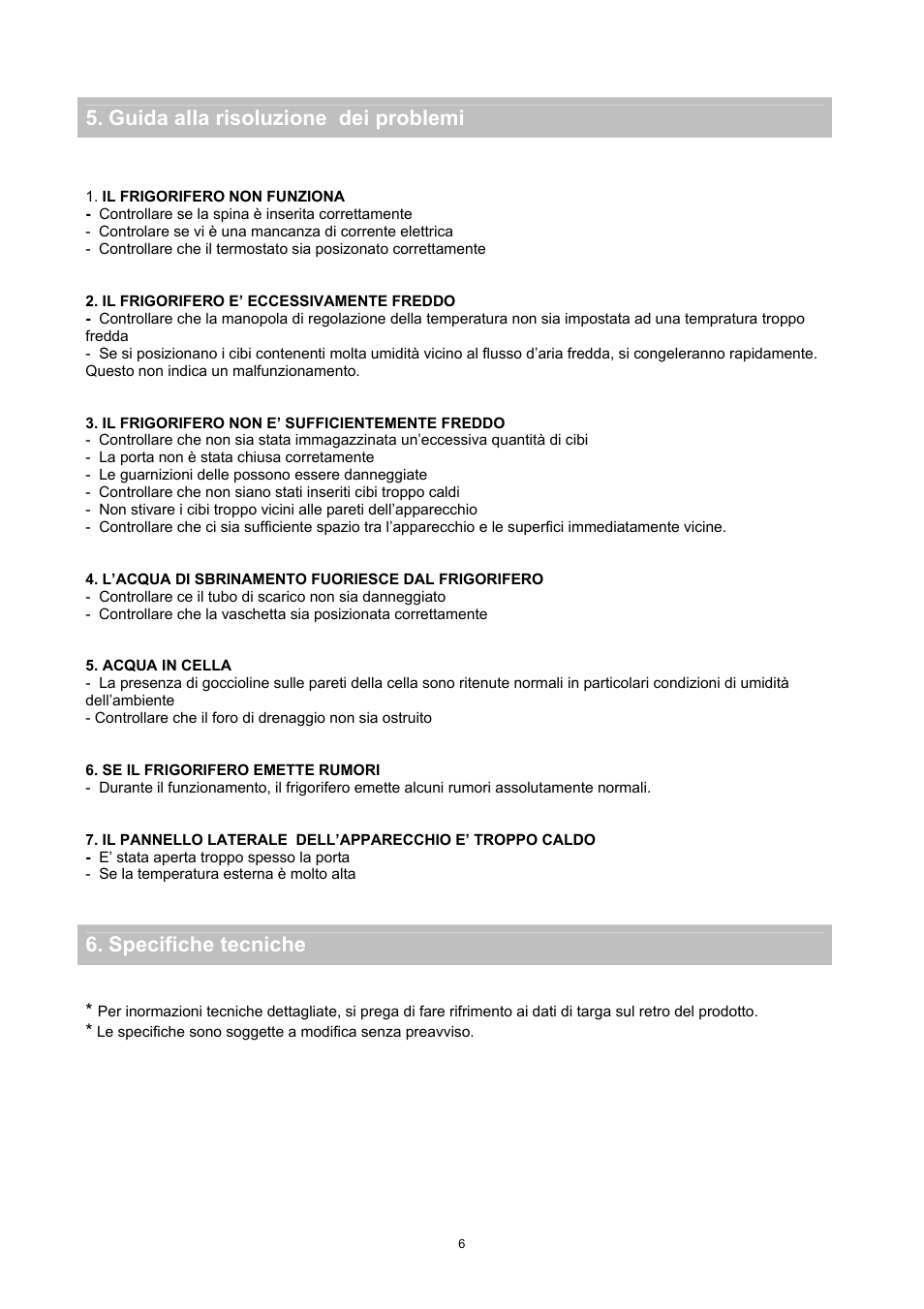 Candy CFO 2460 E User Manual | Page 7 / 151